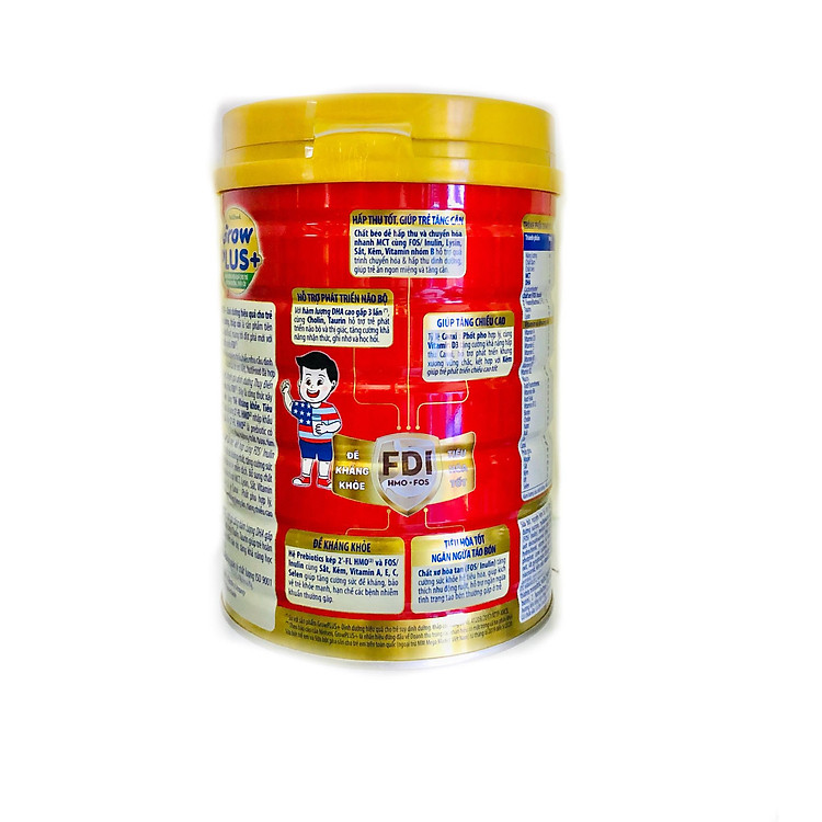 GrowPLUS+ Đỏ 900g Cho Trẻ Suy Dinh Dưỡng Đảm bảo Giá tốt - Hình ảnh 2
