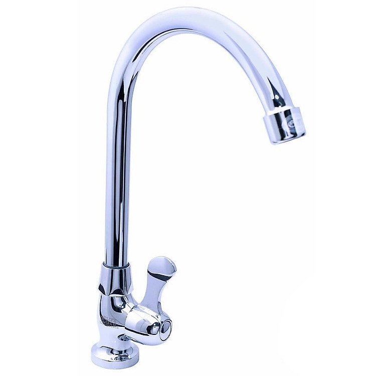 Vòi rửa chén lạnh Eurolife EL-T016 (Trắng bạc)