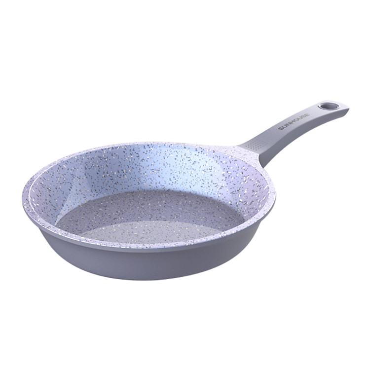 Chảo Chiên Siêu Bền Vân Đá Đ.Từ Sunhouse Mama SHG1124MMA
