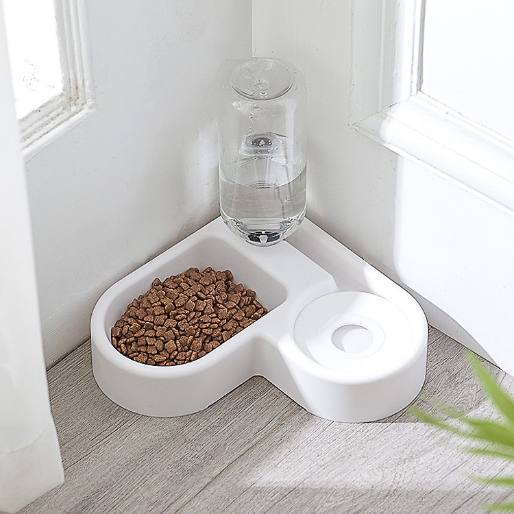 Bát Ăn Đôi Và Bình Uống Nước Tự Động Cho Chó Mèo