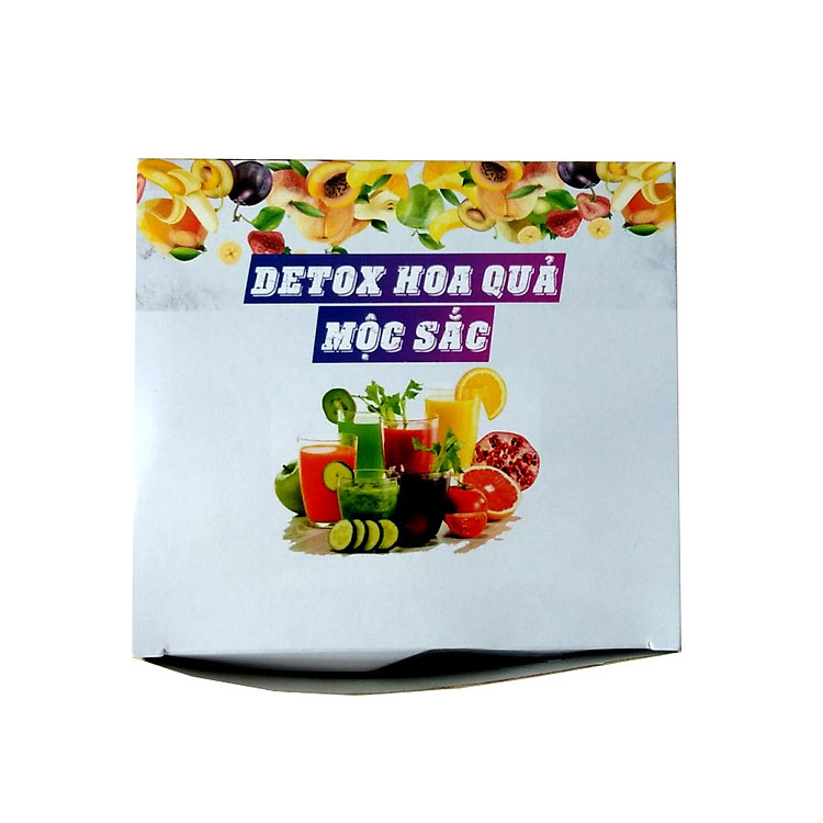 Thực phẩm chức năng Detox hoa quả sấy Mộc Sắc 30 gói khác nhau tặng bình 1 lít