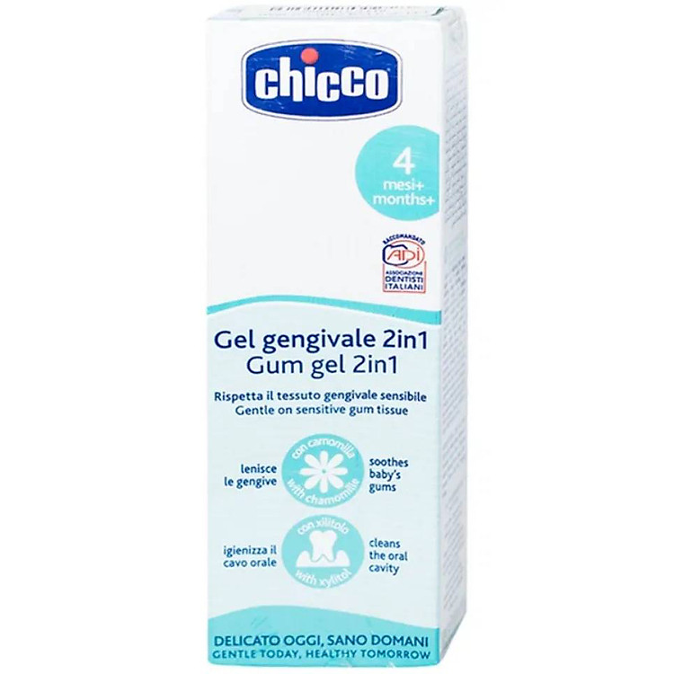 Gel bôi lợi Chicco cho bé 4M+ Chính hãng Ưu đãi - Hình ảnh 2