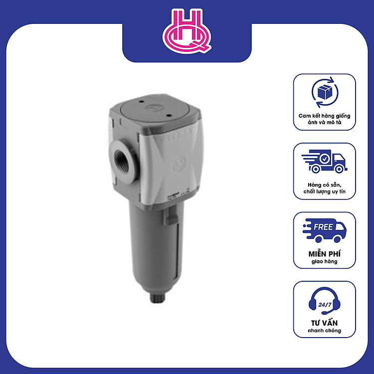 Bộ lọc tách nước cho máy nén khí series T172BFB, T173BFB Pneumax, bộ lọc khí nén - Hàng chính hãng