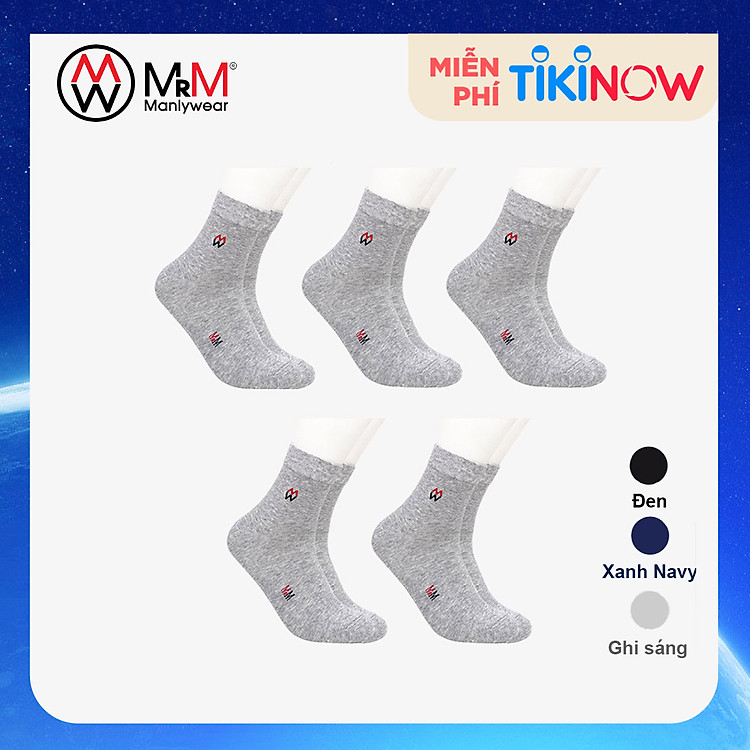 Combo 5 Đôi Tất Nam Vớ Nam Cổ Dài Lịch Lãm, Sang Trọng, Chất Liệu Sợi Cotton Mềm Mịn, Cao Cấp, Co Giãn 4 Chiều Chống Hôi Chân MRM FASHION (Cùng Màu)