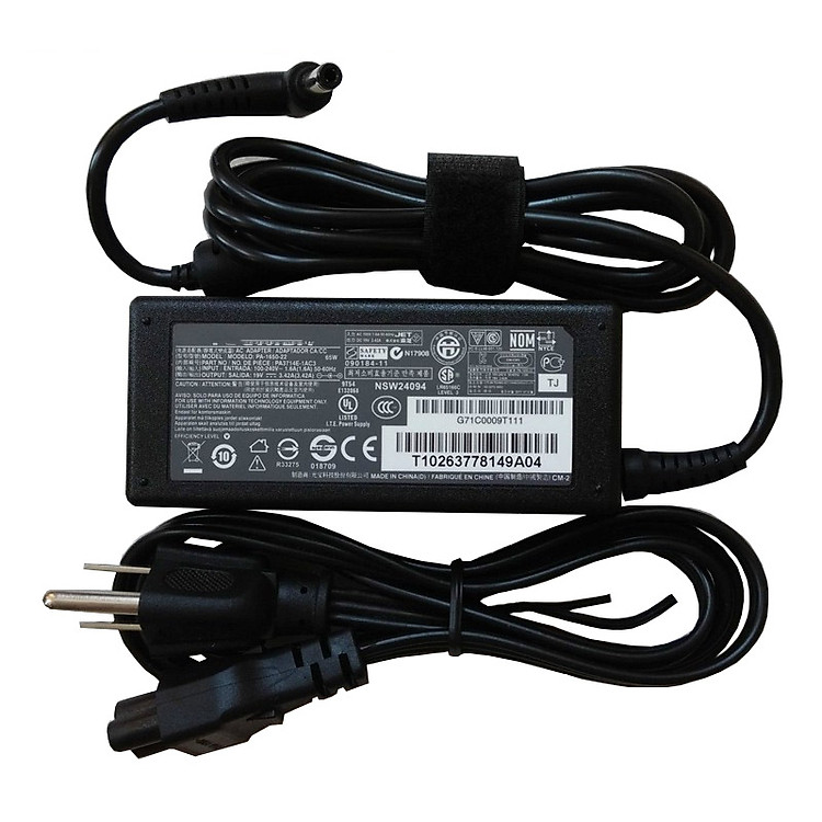 Sạc Laptop 19v/3.42A 65W có dây nguồn