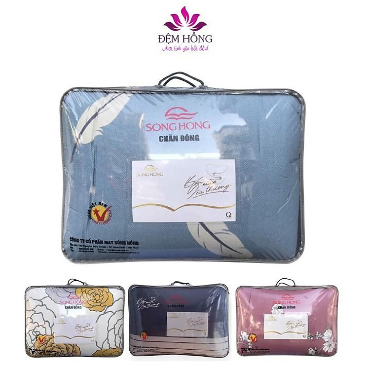 Chăn Đông Siêu Nhẹ Sông Hồng, Siêu Bền- Không Vón Cục Cho Mùa Đông
