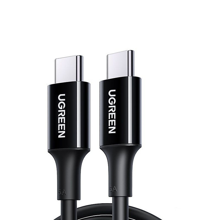 Cáp sạc nhanh , Truyền dữ liệu USB-C 2.0 Ugreen 20528 dài 1.5M 100W Màu Đen US300 Hàng Chính Hãng