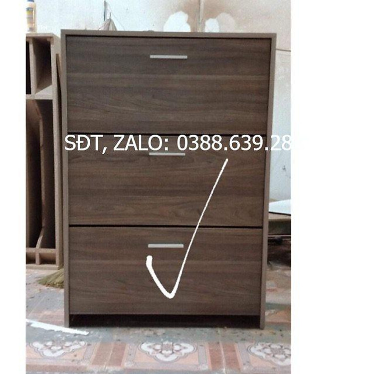 Tủ giày thông minh - tủ cánh xoay 3 tầng