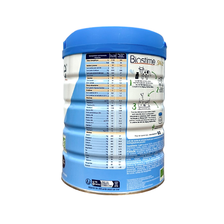 Mua Sữa Bò Organic Biostime Số 3 800g Đảm bảo Giá rẻ - Hình ảnh 2