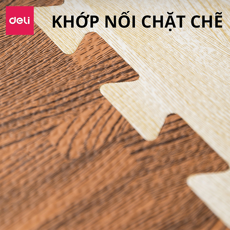 Set 9 Miếng Thảm Xốp Vân Gỗ Chính hãng Ưu đãi - Hình ảnh 2