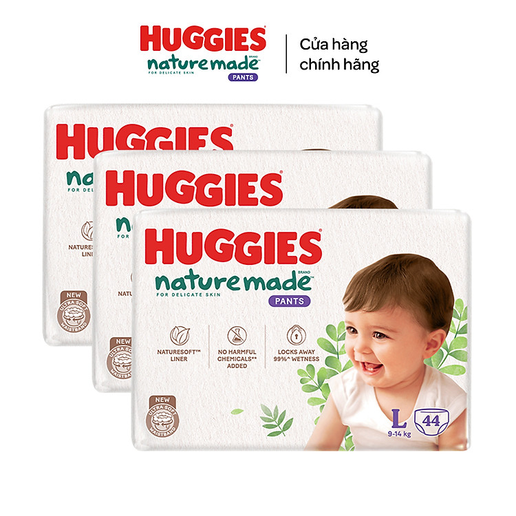 Tã Huggies Platinum NatureMade 3 gói Chính hãng Giá rẻ - Hình ảnh 5