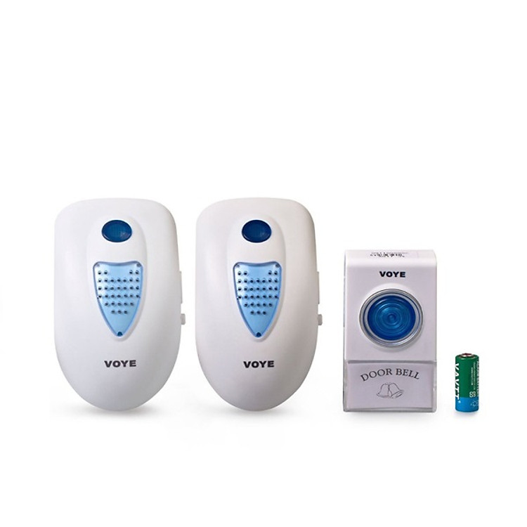 Chuông cửa đôi không dây dùng điện VoYe V003A2