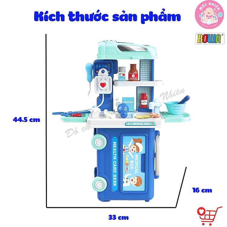 Mua Đồ Chơi Nhập Vai Bác Sỹ BOWA 8074 Chính hãng Giá tốt - Hình ảnh 2