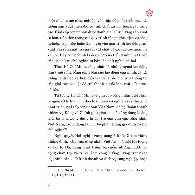 Giáo trình tư tưởng Hồ Chí Minh về công nhân, nông dân, trí thức (bản in 2024) - Ảnh 7