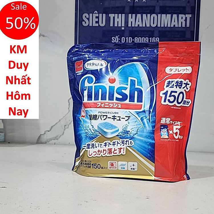 viên rửa bát Finish Nhật 150 viên x 5 g ( Nhật Bản )