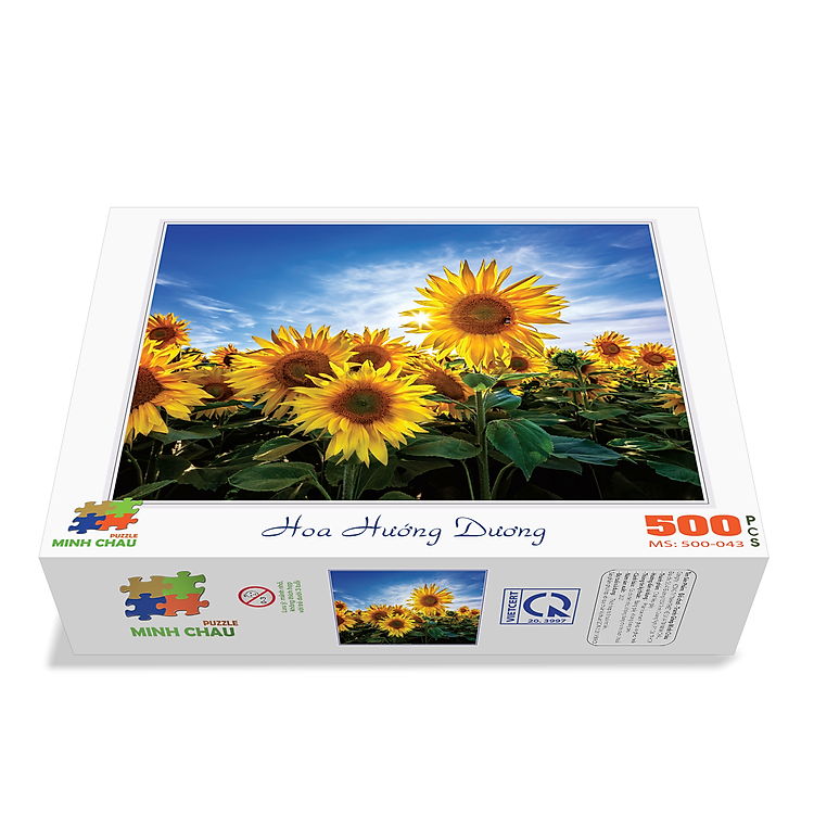 Mua Bộ Tranh Xếp Hình Hoa Hướng Dương 500 Mảnh Chính hãng Giá rẻ