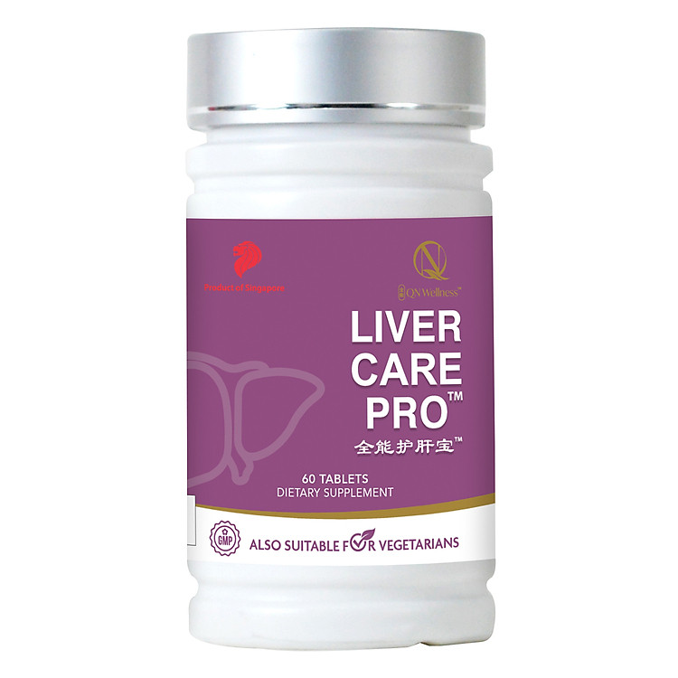 Viên Uống Bổ Sung Liver-Care Pro QN Wellness Chuyên Hỗ Trợ Phục Hồi & Bảo Vệ Gan, Điều Chỉnh Mức Độ Canxi Tế Bào, Cung Cấp Máu Cho Tim Mạch - Hộp 60 Viên