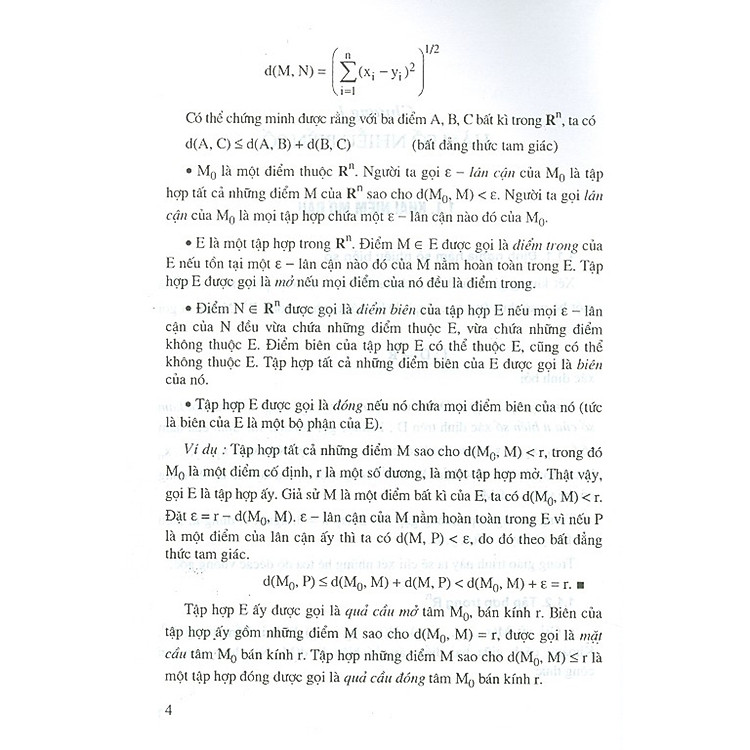 Toán Học Cao Cấp - Tập 3 - Phép Tính Giải Tích Nhiều Biến Số - Ảnh 3