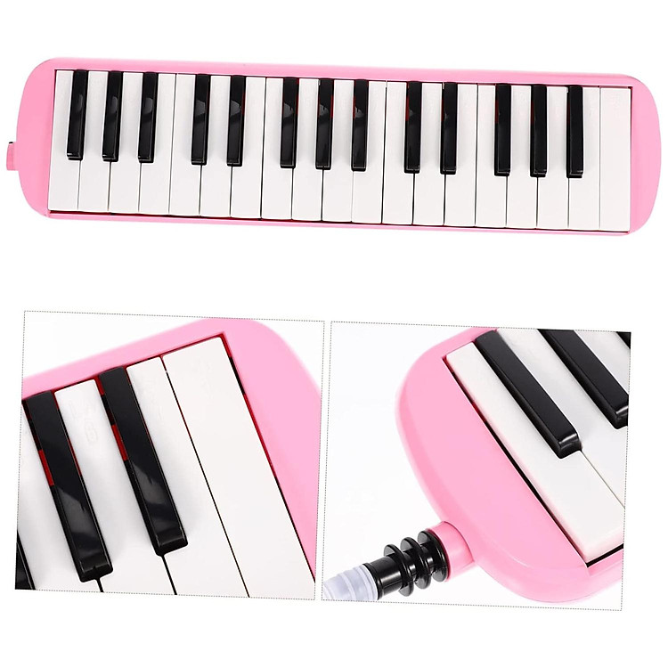 Kèn Melodica 32 Phím - Màu Hồng Chính hãng Giá rẻ - Hình ảnh 4