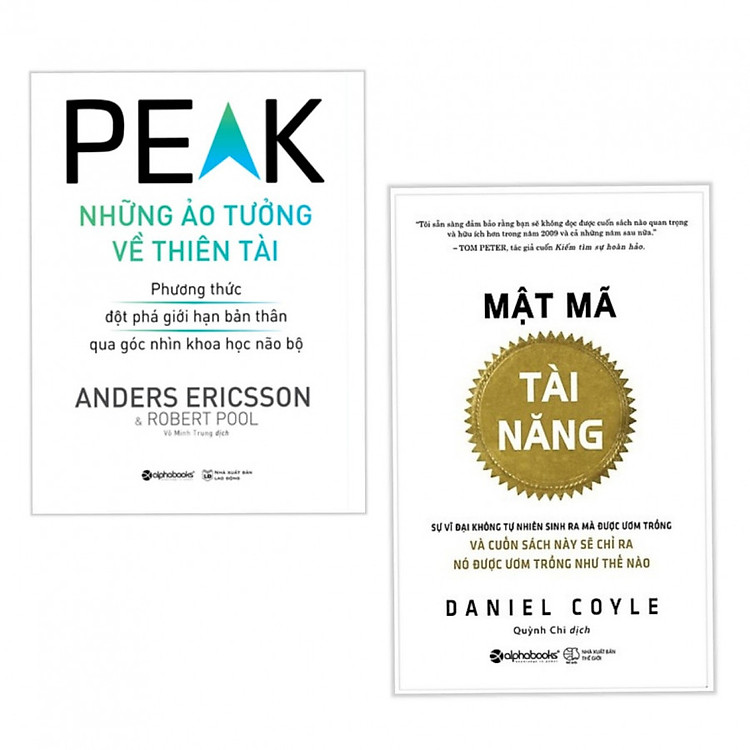 Combo 2 cuốn Những Ảo Tưởng Về Thiên Tài+Mật Mã Tài Năng (Tặng kèm bookmark Phương Đông)