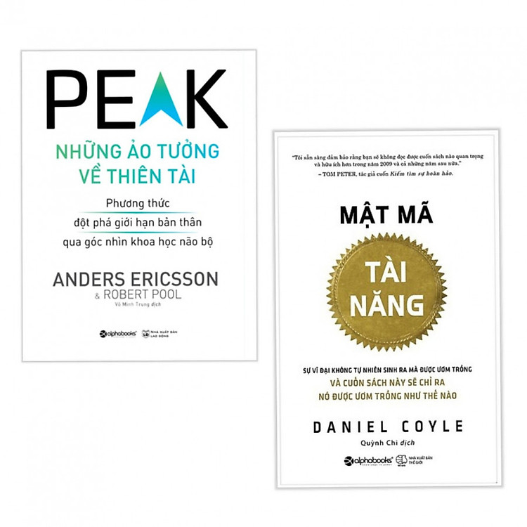 Combo sách tư duy kiến thức hay: Mật Mã Tài Năng + Những Ảo Tưởng Về Thiên Tài (tặng kèm bookmark thiết kế)