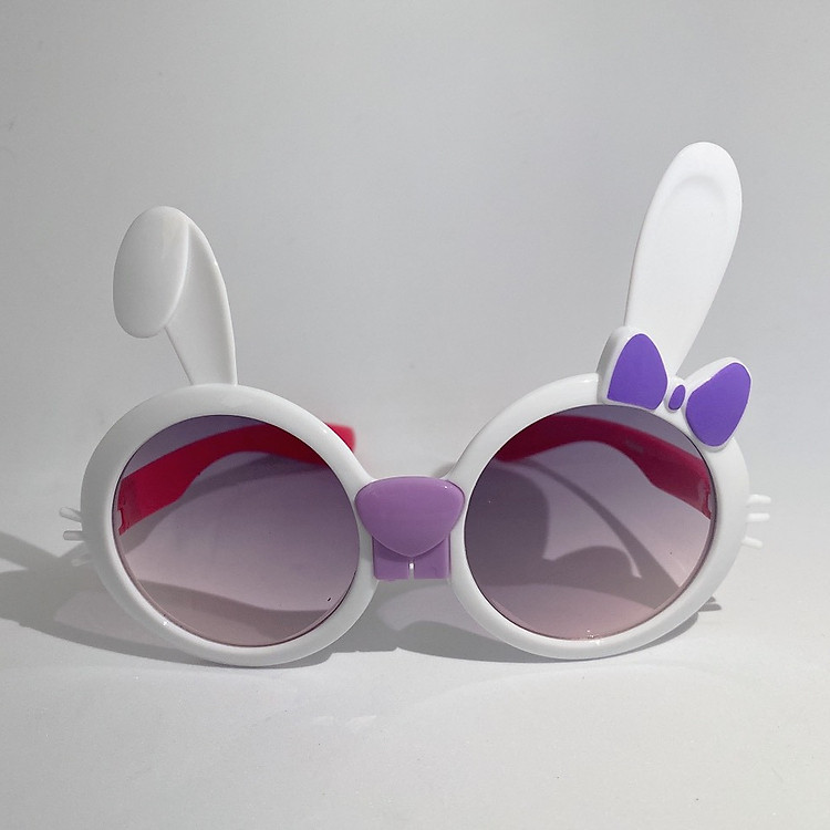 Kính mát cao cấp chống tia UV dành cho bé gái hình thỏ siêu dễ thương BD161006