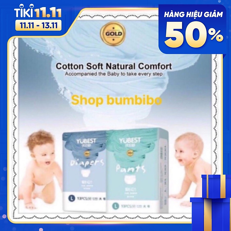 Tã dán Yubest Gold size M 60 miếng Chính hãng Ưu đãi - Hình ảnh 2