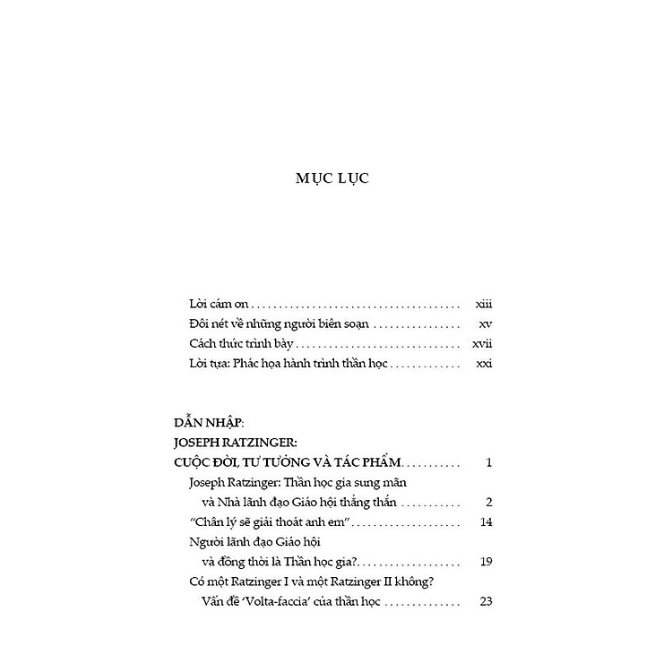 Tuyển Tập Ratzinger - Ảnh 2