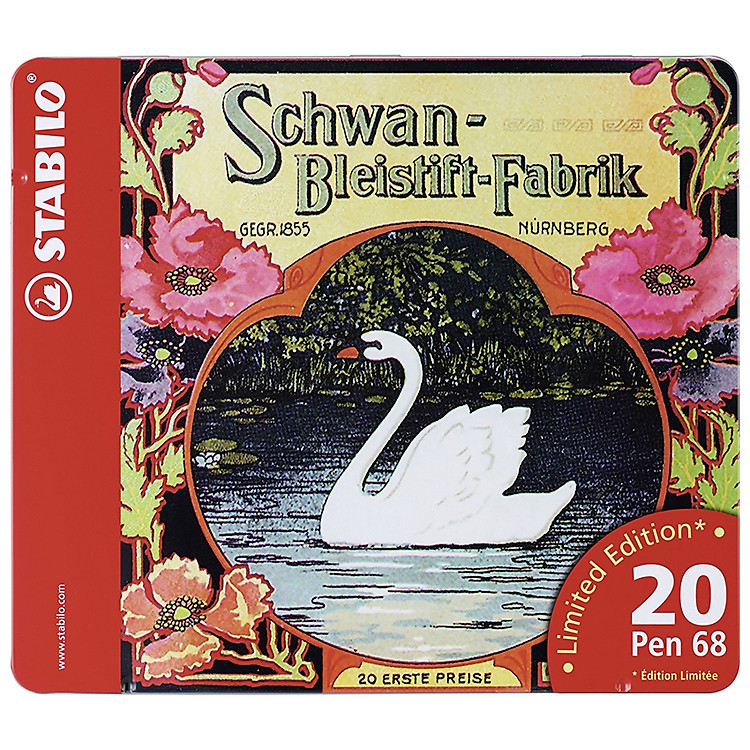 Bộ bút lông màu STABILO Pen68 (40 cây) + Sách tô màu SVCB (20 cây)