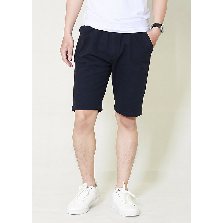 Quần Shorts Đũi Nam KOJIBA Đơn Giản, Thể Thao - Màu Đen