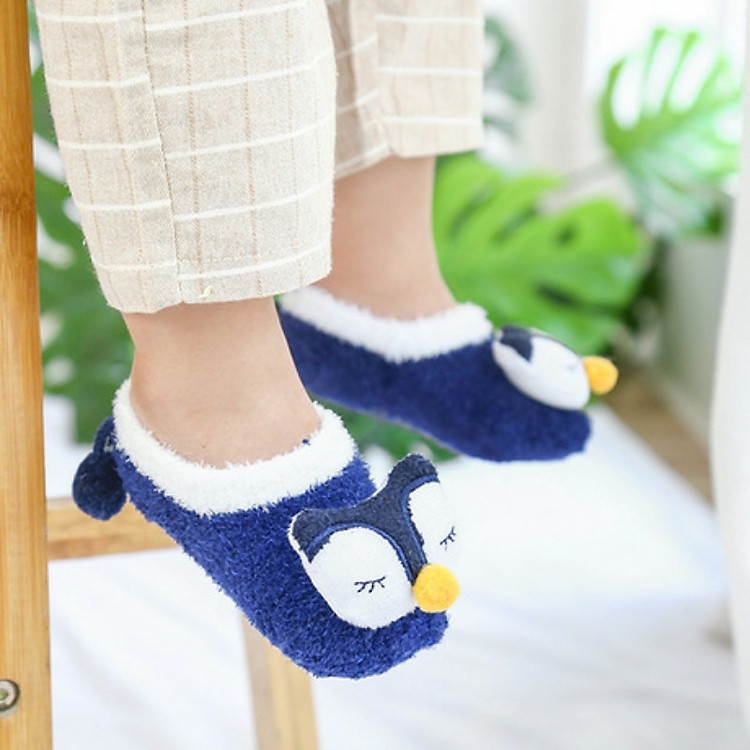 Tất vớ len chống trượt hình thú cho bé, tất tập đi Baby Socks Non-slip001