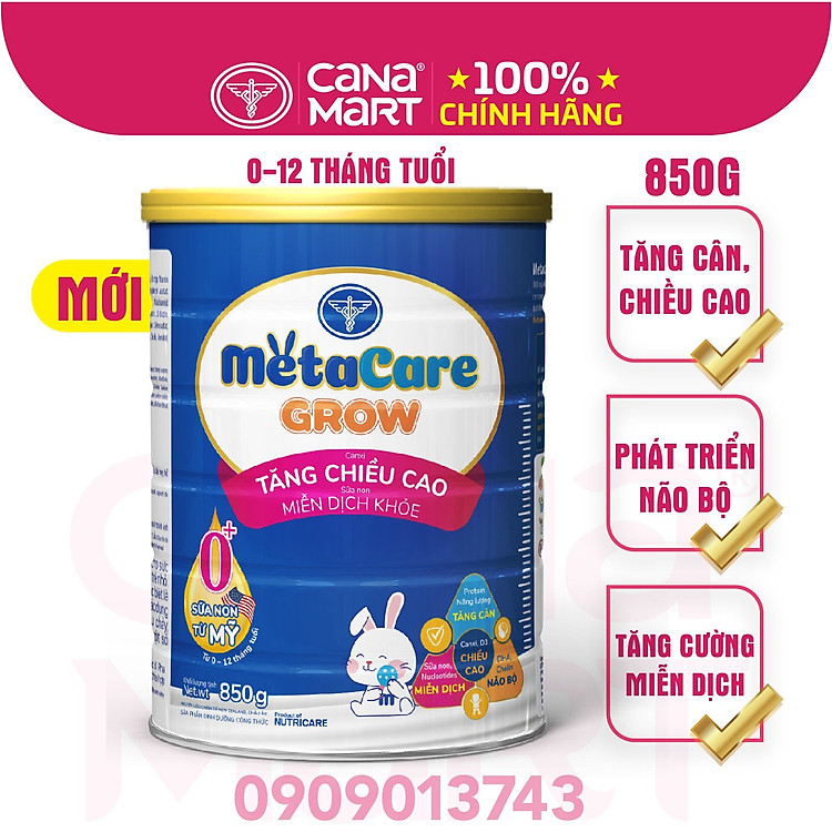 Nơi mua Sữa bột Nutricare MetaCare 0+ 850g Hàng chuẩn Giá tốt - Hình ảnh 2