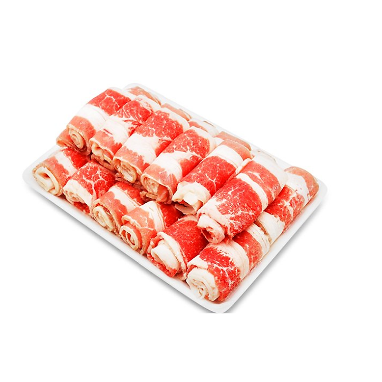 Ba Chỉ Bò Mỹ Cuộn Thịt Mềm Ngọt - Khay 500gram