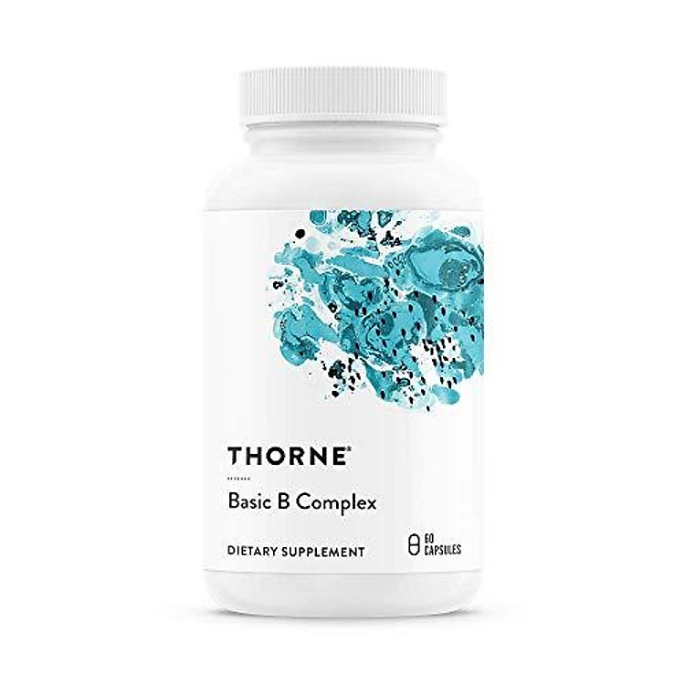 Thorne Research - Basic B Complex - B Vitamins in Their Active Forms - 60 Capsules