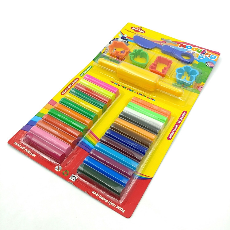 Đất Nặn Rstar 300g 24 Màu Chính hãng Giá rẻ - Hình ảnh 2