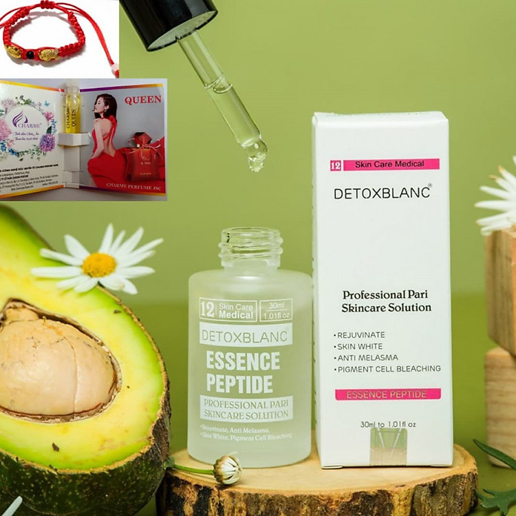 Serum Giảm Và Làm Mờ Nám, Tàn Nhang Trắng Da Detox BlanC Essence Peptide(30ml