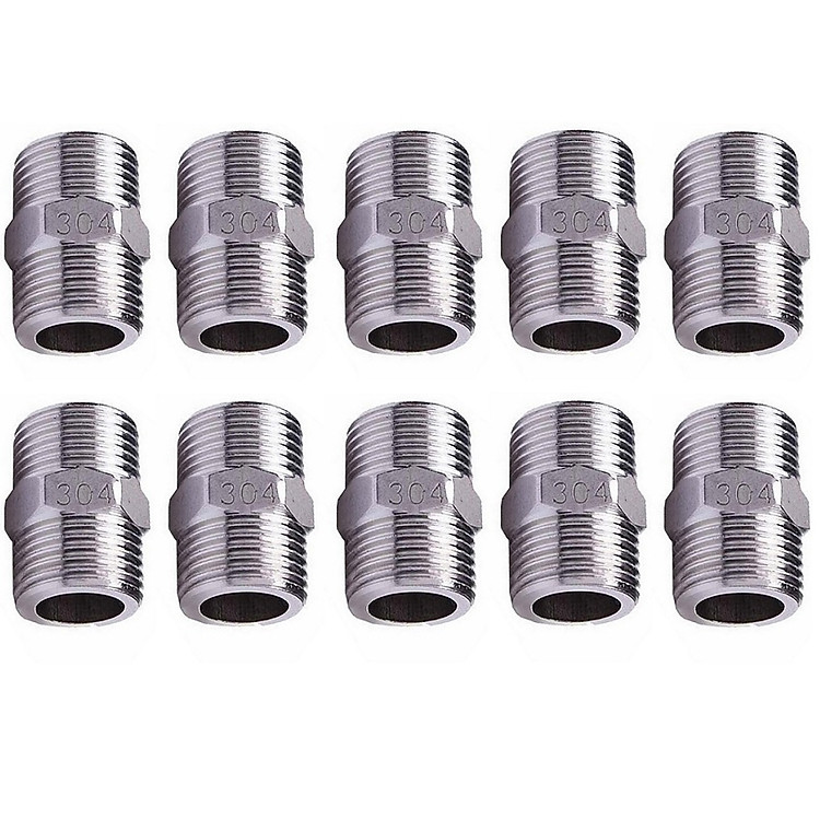 Bộ 10 chiếc kép inox ren ngoài 21