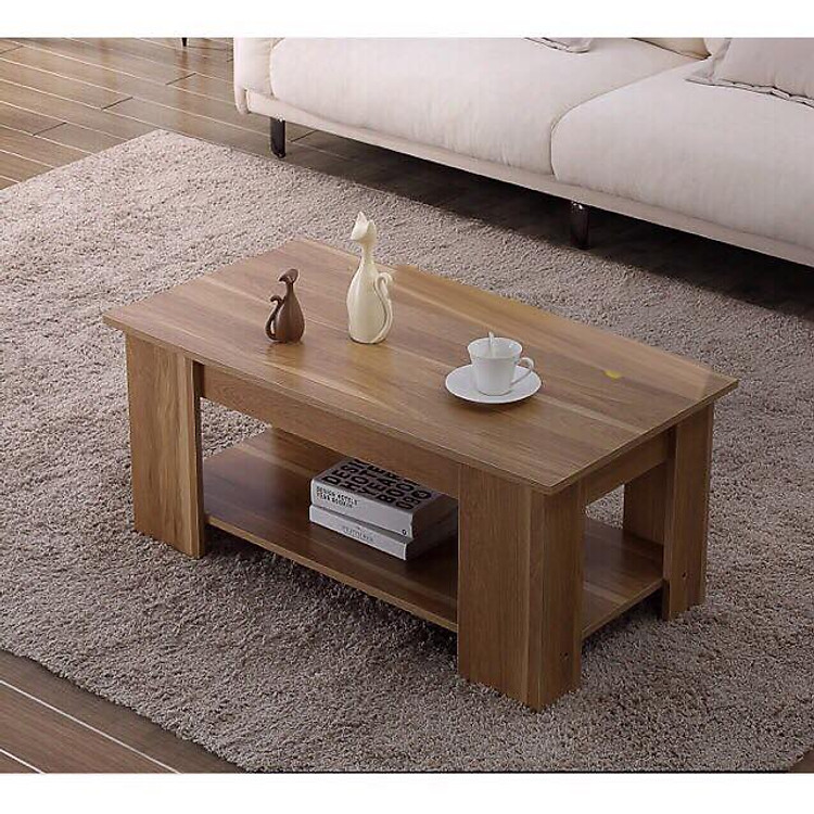 Bàn Trà Gỗ Công Nghiệp 50cm x 80cm x cao 50cm