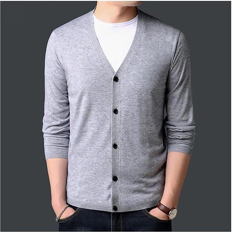 Áo khoác cardigan nam