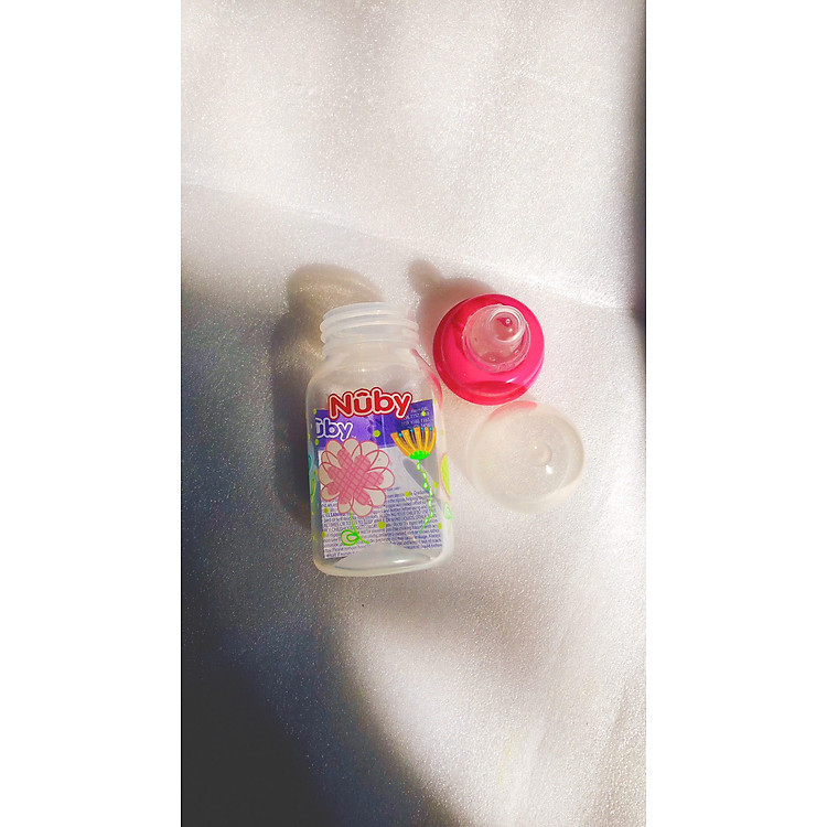 Bình sữa Nuby 120ml chống sặc Chính hãng Giá tốt - Hình ảnh 3