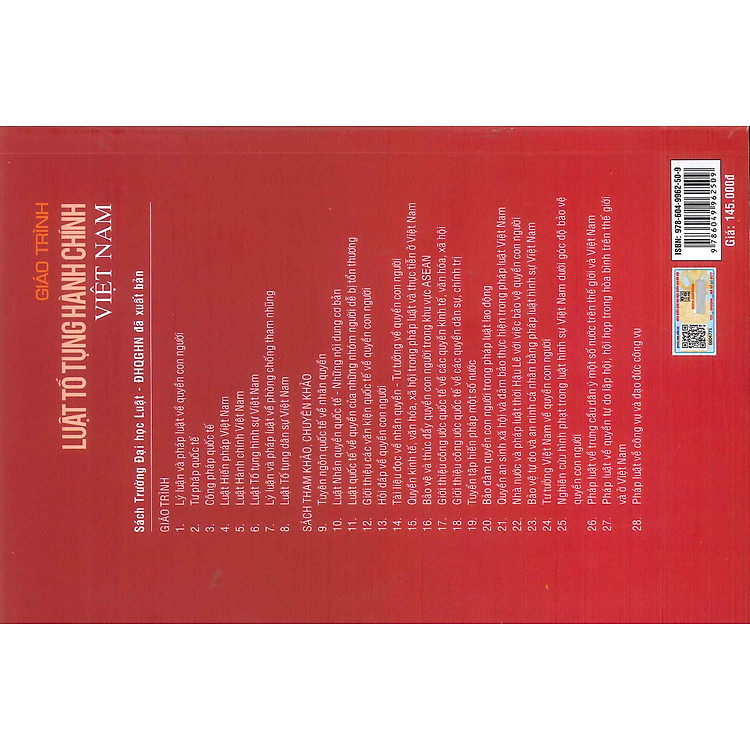 Giáo Trình Luật Tố Tụng Hành Chính Việt Nam (Tái bản lần thứ nhất) - Ảnh 2