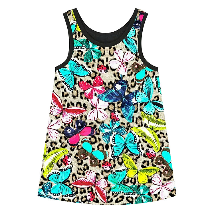 Đầm Bé Gái Họa Tiết BONCHOP ĐBG-7890620B