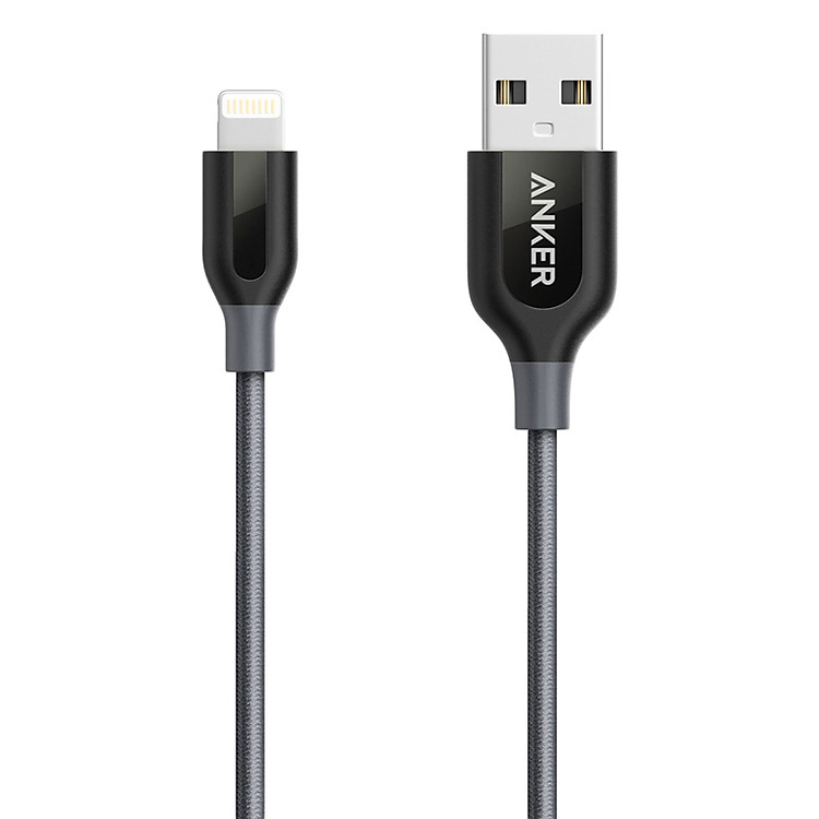 Dây Cáp Sạc Lightning Cho iPhone Anker PowerLine+ 0.9m (Không Kèm Bao Da) - A8121 - Hàng Chính Hãng