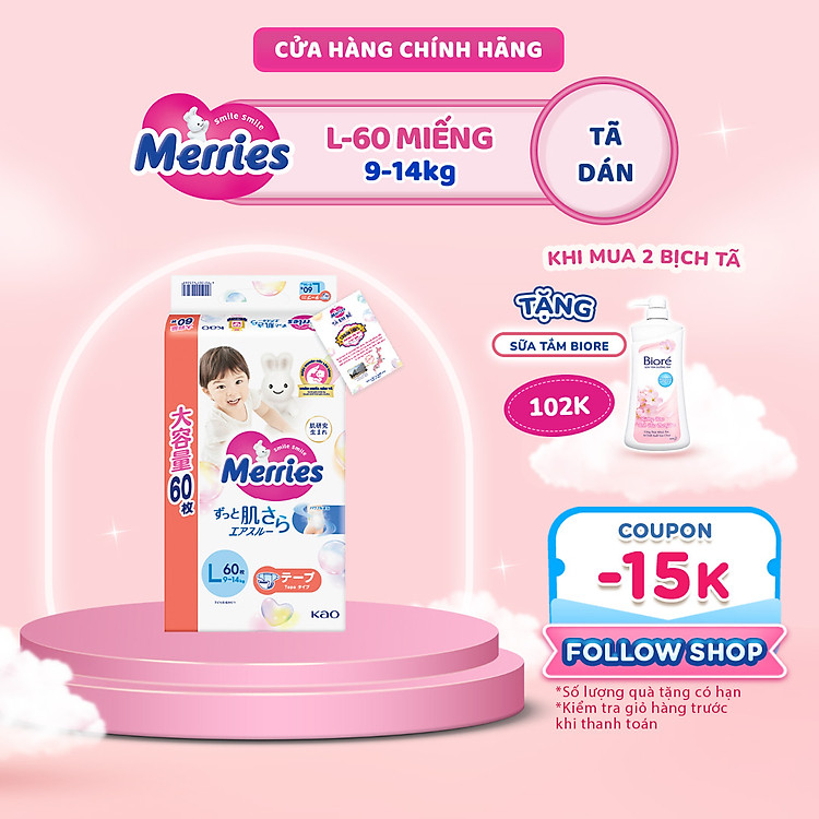 Tã dán Merries Jumbo Đủ Size Chính hãng Giá rẻ