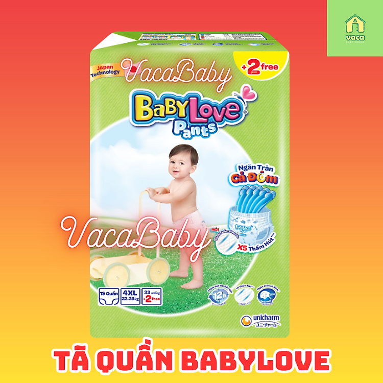 Tham Khảo tại ConCung: Tã bỉm QUẦN Baby Love 4XL , nhận ngay nhiều Ưu đãi