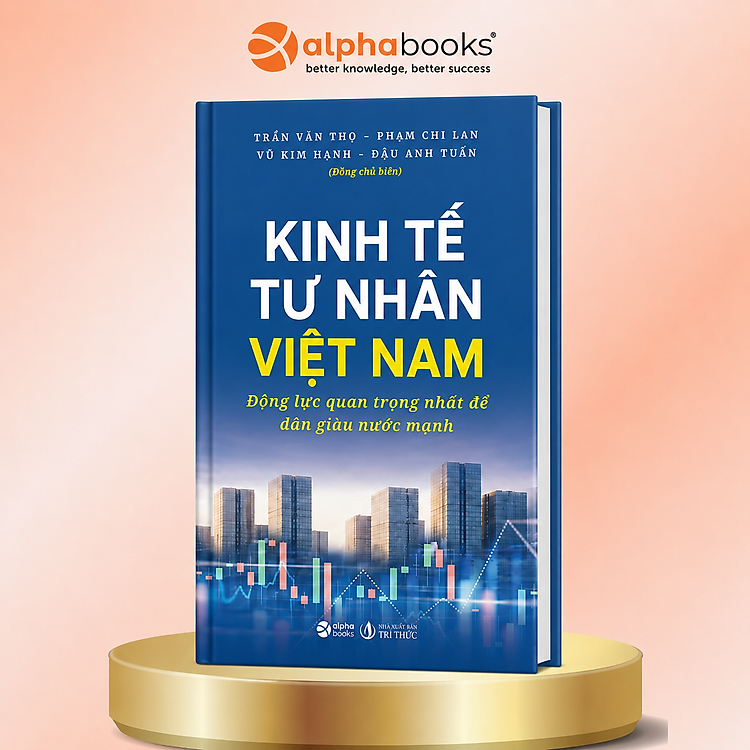 Kinh Tế Tư Nhân Việt Nam - Động Lực Quan Trọng Nhất Để Dân Giàu Nước Mạnh - Trần Văn Thọ - Phạm Chi Lan - Vũ Kim Hạnh - Đậu Anh Tuấn - Alpha Books ( bìa cứng )