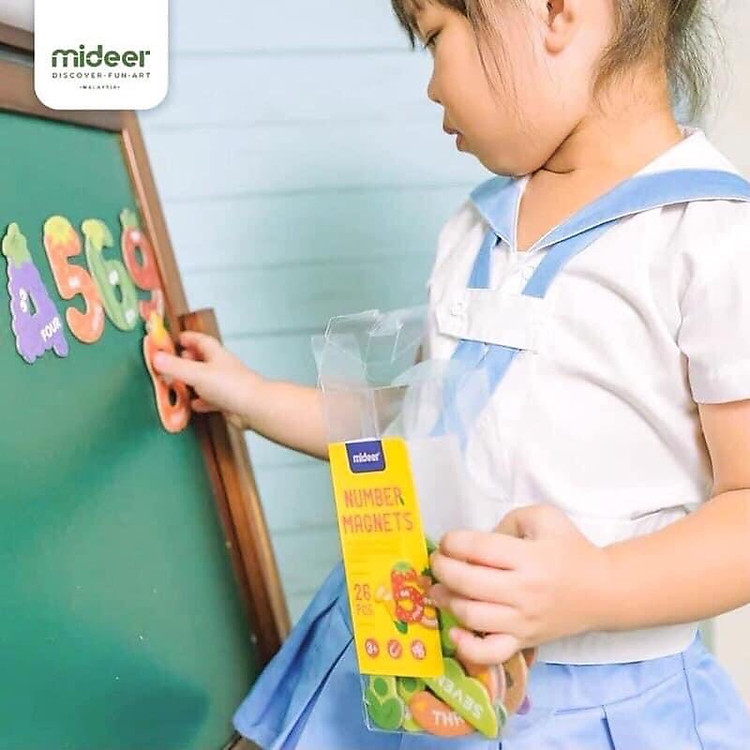 Bộ chữ cái/ chữ số nam châm MIDEER Chính hãng Tiết kiệm - Hình ảnh 5