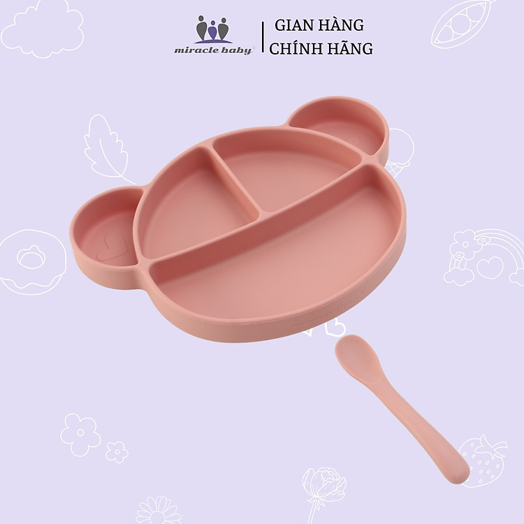 Tìm mua tại Avakids:Khay ăn dặm silicon gấu Miraclebaby, tràn ngập Khuyến mãi, Ưu đãi