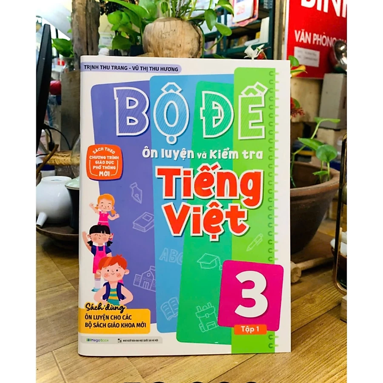 Sách - Bộ Đề Ôn Luyện và Kiểm Tra Tiếng Việt 3 ( tập 1 + tập 2) MG