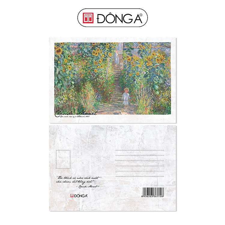 Postcard danh họa - Claude Monet (Tùy chọn) - Ảnh 3
